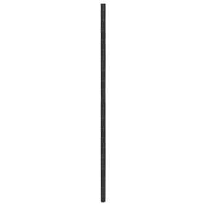 vidaXL Мембрана против плевели, черна, 4x50 м, PP