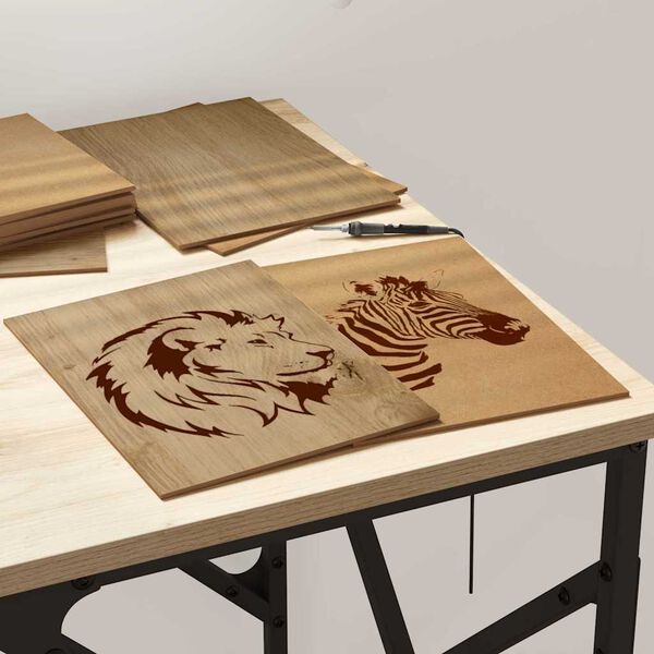 vidaXL Декор панели 12 pcs дъб артизан 21 x 30 x 0.3 см