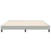 vidaXL Рамка за легло без матрак Светло сиво 200x210 cm Кадифе