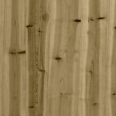 vidaXL Градински сандък, 180x50x50 см, импрегнирано борово дърво