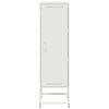 vidaXL Висок шкаф, бял, 36x39x123 см, стомана
