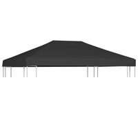 vidaXL Покрив за шатра, 310 г/м², 4x3 м, сив