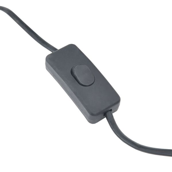 vidaXL Наземна лампа, върба, 72 см, Е27