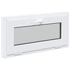vidaXL Прозорец за мазе RISOR 80 x 40 cm PVC и стъкло