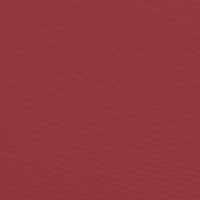 vidaXL Възглавница за пейка виненочервена 180x50x3 см оксфорд плат
