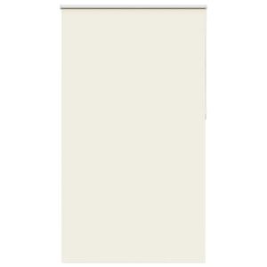 vidaXL Ролетна щора, затъмняваща, бяла, 130x230 см, ширина на плата 126,6 см, полиестер