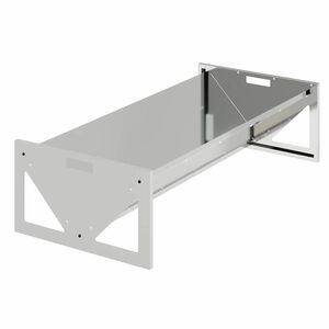 vidaXL Тръба за хранене на добитък Сребрист 108 x 50 x 28 см