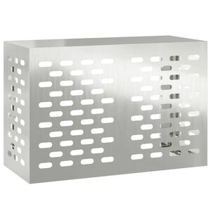 vidaXL Покритие за климатик Сребристо 90 x 40 x 60 см