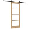 vidaXL Преплъзваща се врата ORKDAL Естествен 86 x 211 см