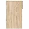 vidaXL Нощно шкафче с чекмедже, дъб сонома, 20x36x60 см
