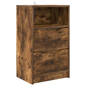 vidaXL Нощно шкафче Димян дъб 40 x 30 x 467 см Инженерна дървесина