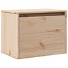 vidaXL Стенен шкаф, 45x30x35 см, бор масив
