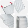 vidaXL Рампа за натоварване 2 pcs Сребрист 205 x 28 x 5 см Алуминий