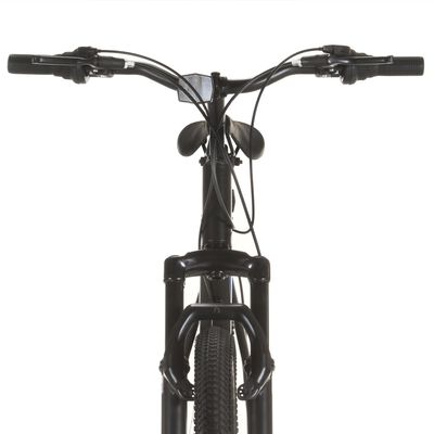vidaXL Планински велосипед, 21 скорости, 27,5 цола, 38 см, черен