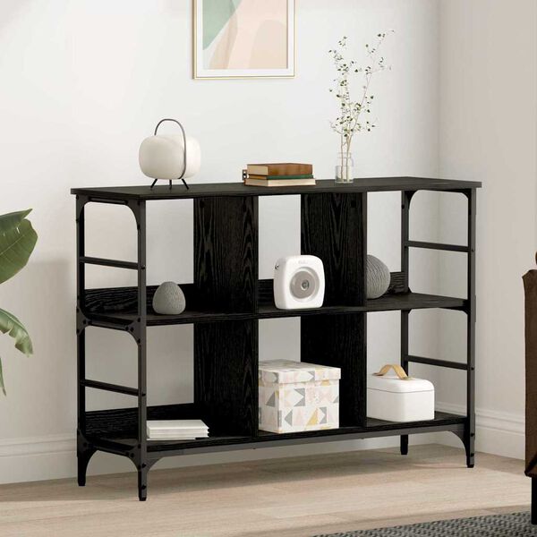 vidaXL Служебен шкаф Черния дъб 102 x 32 x 73,5 см