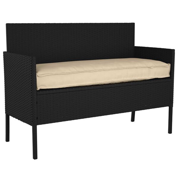 vidaXL Комплект възглавници за палет 2 pcs Бежово 120 x 40 x 8 см