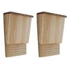 Къщичка за прилепи 22 x 12 x 34 см, 2 броя