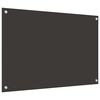 vidaXL Кухненски заден панел 2 pcs Тъмен сив 90 x 60 cm
