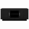 vidaXL ТВ шкаф Черния дъб 102 x 35 x 45 см Инженерно дърво