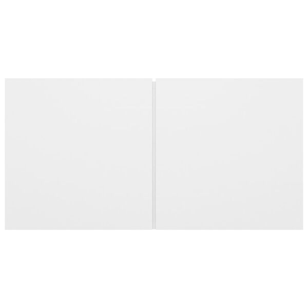 vidaXL Окачен TВ шкаф, бял, 60x30x30 см