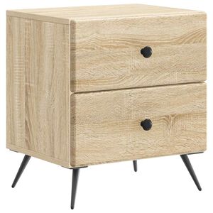 vidaXL Нощен шкаф Дъб сонома 43 x 34,5 x 47,5 см Инженерна дървесина