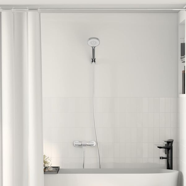 vidaXL Комплект душова глава Хром G 1 / 2 инча Месинг