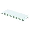 vidaXL Рафтове, 2 бр, панели прозрачно стъкло, 50x12 см