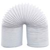 vidaXL Шлаух за въздуховод, PVC, 6 м, 10 см