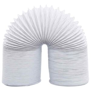 vidaXL Шлаух за въздуховод, PVC, 6 м, 10 см