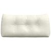 vidaXL Възглавница за гръб Крем 100 x 24 x 50 см Кадифе