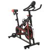 vidaXL Спининг байк Vexor Sport 120 kg Черен и Червен