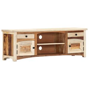 vidaXL ТВ шкаф, 120x30x40 cм, регенерирано дърво масив