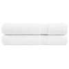 vidaXL Премиум кърпи за сауна SOLUND 2 бр бели 80x200 см 600 gsm