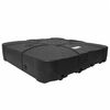 vidaXL Основата на чадър с консола Черно 86 x 86 x 19 см
