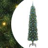 vidaXL С изкуствено коледно дърво с 300 LED светодиода Зелен 210 cm