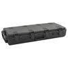 vidaXL Преносим калъф за полет, черен, 100,5x42x17 см, PP