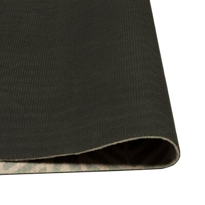vidaXL Кухненско килимче, миещо, листа, 60x300 см, кадифе