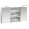 vidaXL Комплект шкафове за баня 3 бр. 100 x 10,5 x 50 см