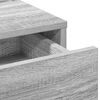 vidaXL Тоалетка с чекмедже Сив Сонома 50 x 41 x 140 см Инженерно дърво