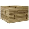 vidaXL Градинска кашпа, 70x70x45,5 см, импрегнирано борово дърво
