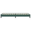 vidaXL Box Spring Легло без матрак Тъмнозелено 90x220 cm Кадифе