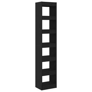 vidaXL Шкаф за книги 6 нива 40 x 30 x 198 см Инженерна дървесина