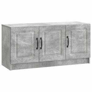 vidaXL ТВ шкаф Бетонно сиво 99 x 34,5 x 47 см Инженерна дървесина