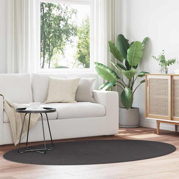 vidaXL Килими за помещение HUARTE Антрацит 140 x 200 cm 100% полиестер