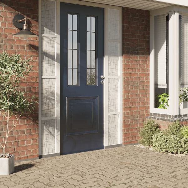 vidaXL Фолио за прозорци матирано звезден модел 90x500 см PVC