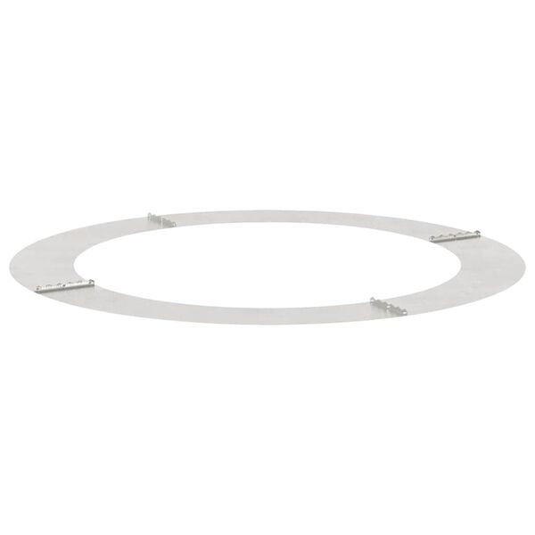 vidaXL подходяща за плоски дървени халки 5 pcs Сребрист &Oslash;90 / 120 см