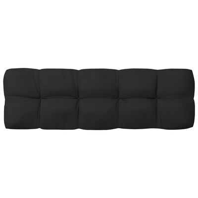 vidaXL Палетни възглавници за диван, 7 бр, черни