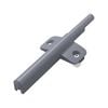 vidaXL Мек близак 12 pcs Сив 125 x 47 x 15 мм ПП