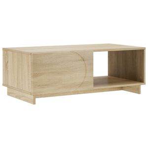 vidaXL Масичка за кафе Дъб сонома 95 x 50,5 x 35 см