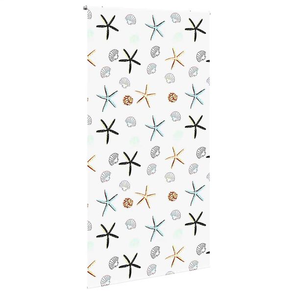 vidaXL Душ ролетна щора 130x240 см Ширина на плата 126 см